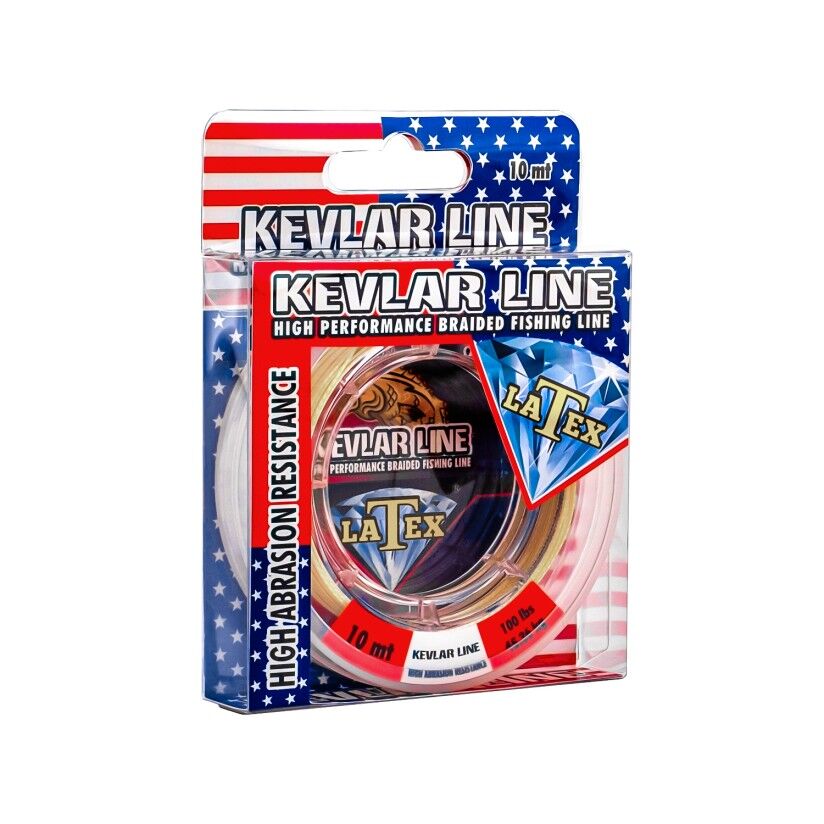 Latex Kevlar Line Misina 10 m | 40-300 LBS Jigging İp Misina