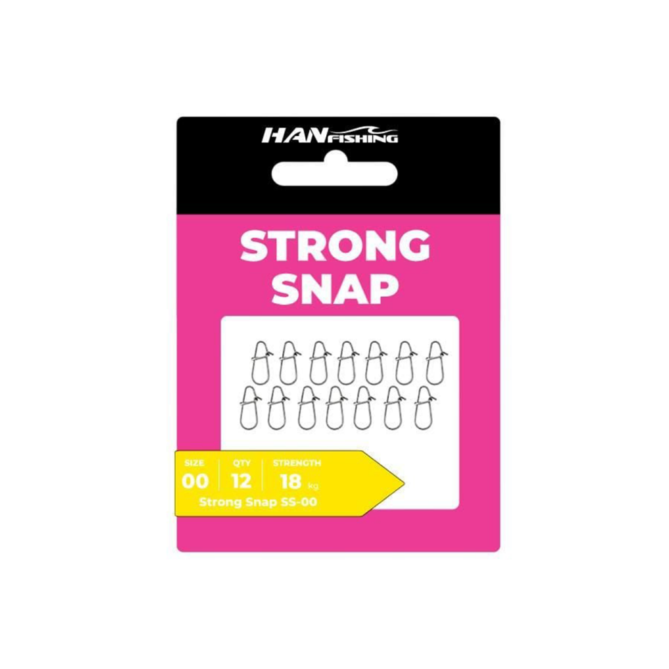 Hanfish Strong Snap LRF ve Spin Klipsi | Paslanmaz Güçlü Olta Klipsi