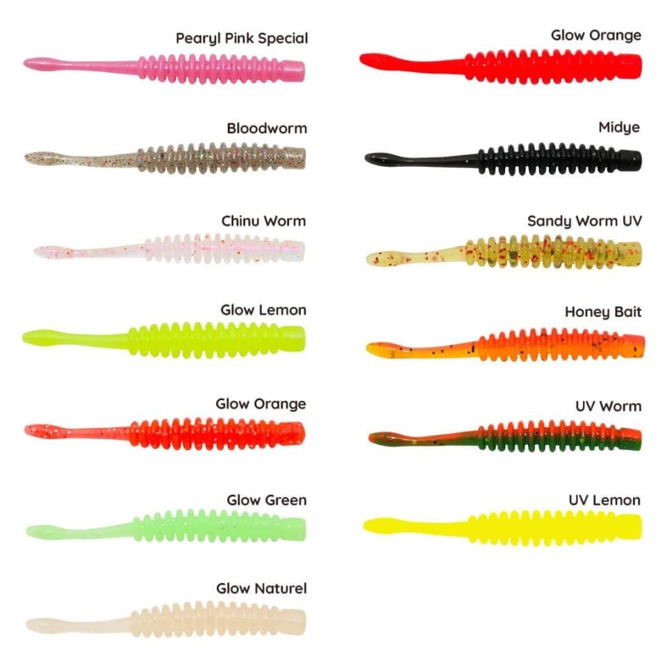 Hanfish Plankton 50 5 Cm 0.3 Gr LRF Silikon Yem 10'lu