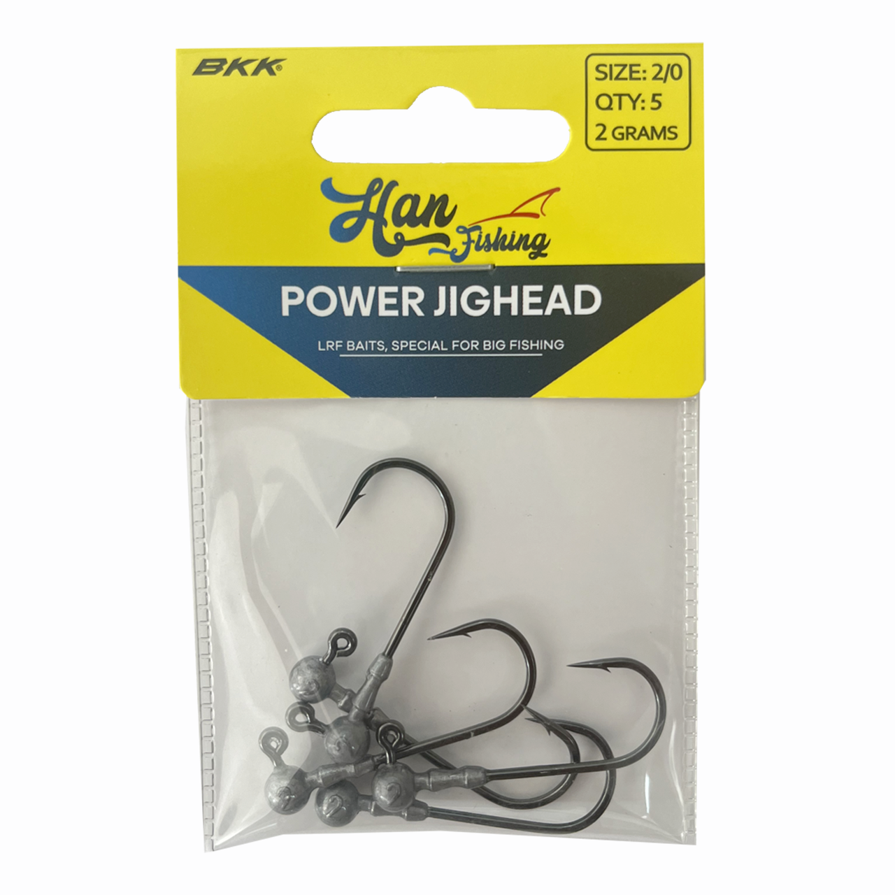 Hanfish Power Jighead | BKK Kancalı Güçlü Silikon Jighead