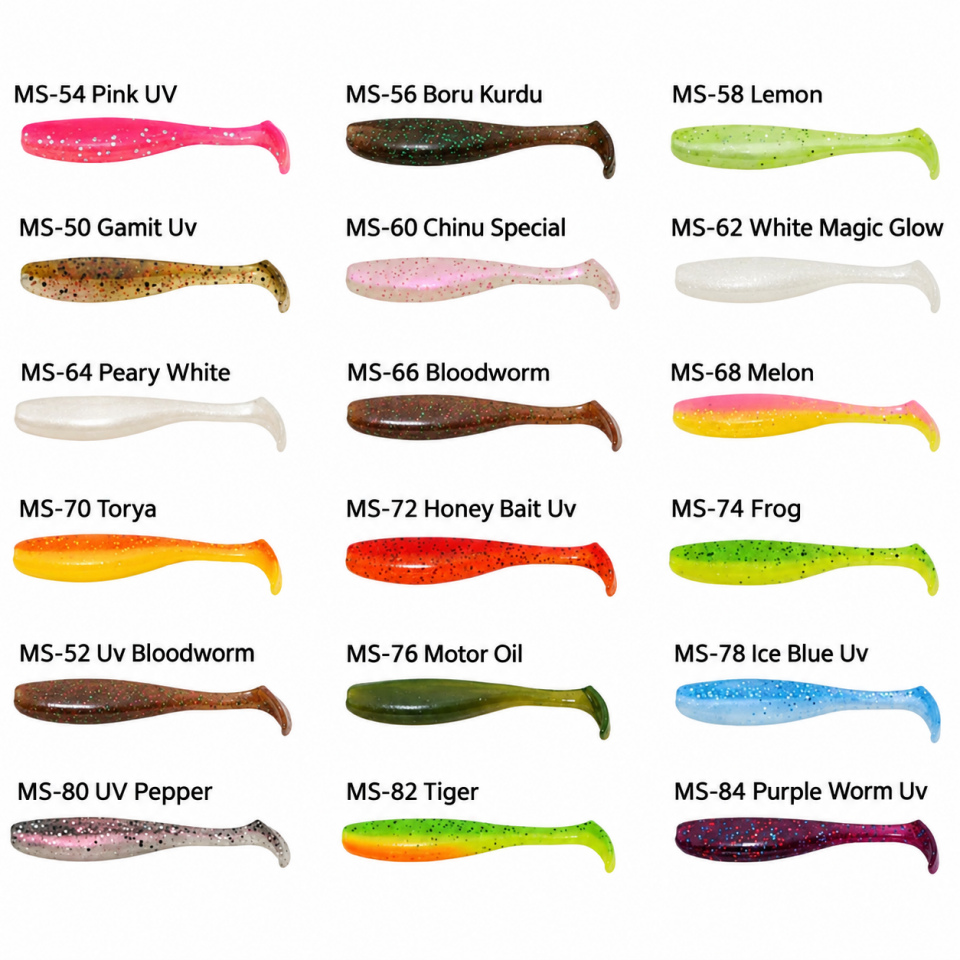 Han Fishing Shad Bait 50 MS Silikon Yem 50 mm Floating