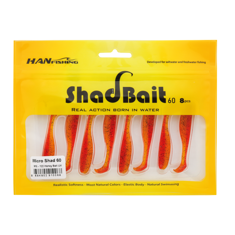 Han Fishing Shad Bait 50 MS Silikon Yem 50 mm Floating