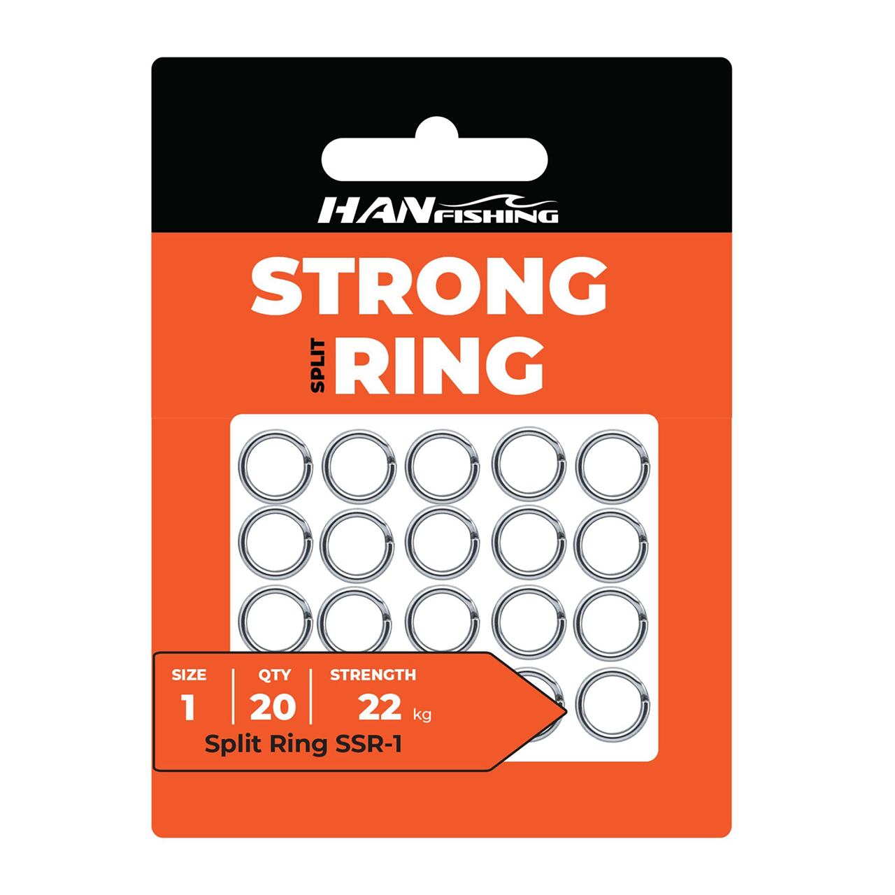 Hanfish Strong Split Ring | Paslanmaz Çelik Maket Halkası