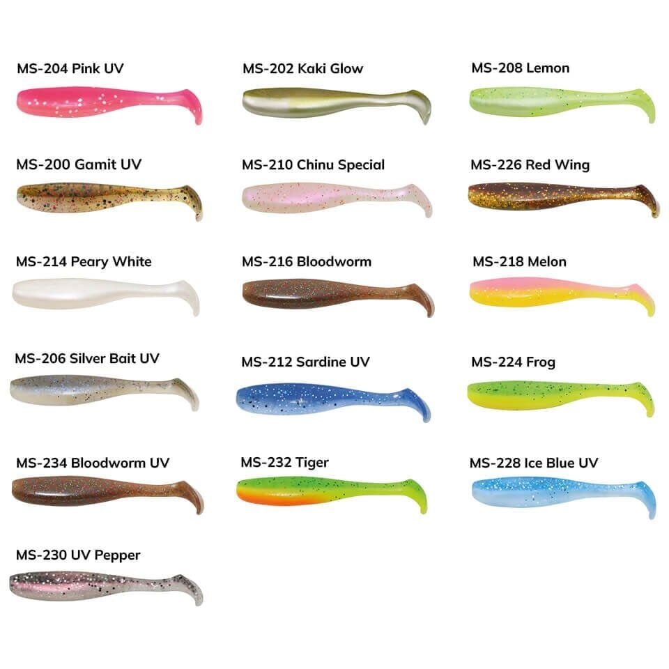 Hanfish Shad Bait 75 MS Silikon Yem | Floating Spin ve Light Spin