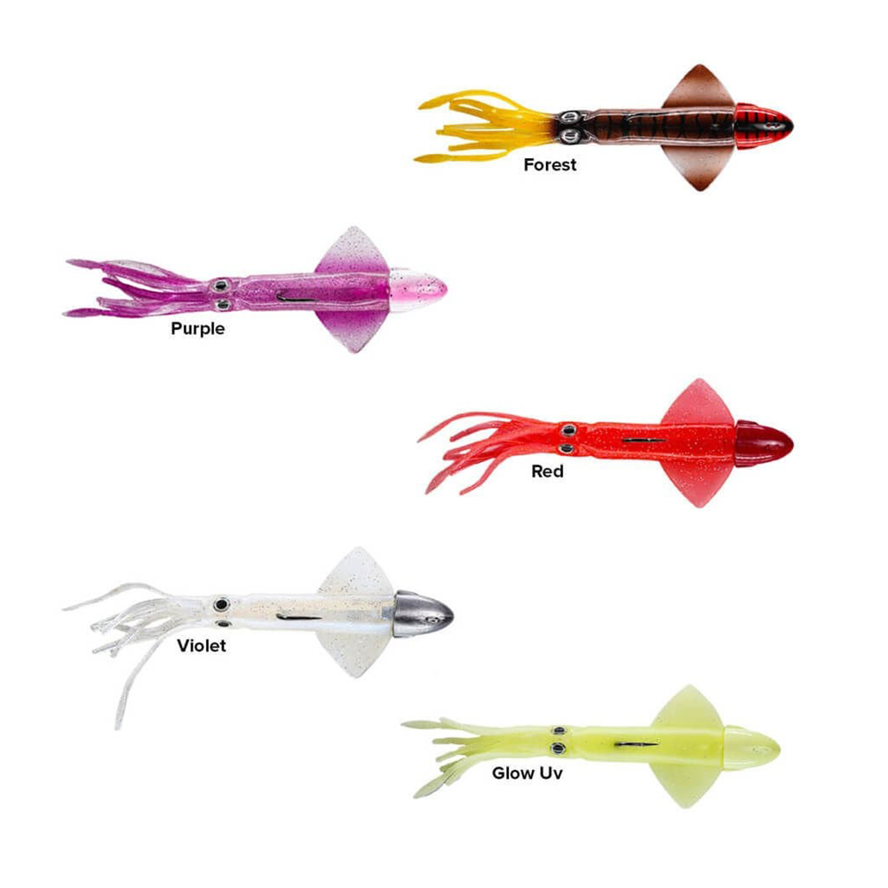 Fujin Calamax Combo Squid Silikon Yem | Dikey Av Kalamar Sahte