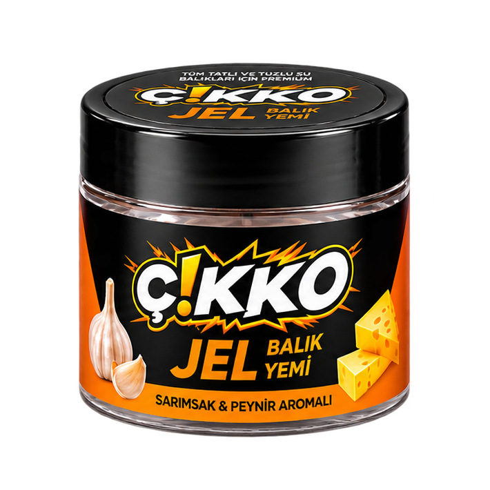 Çikko Sarımsak & Peynir Aromalı 8 mm Jel Balık Yemi