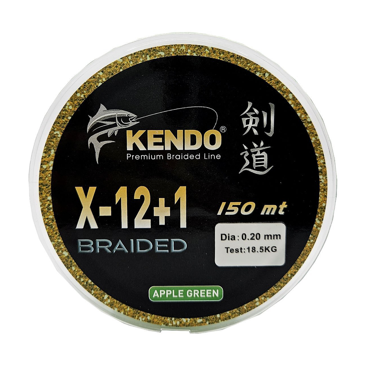 Kendo X-12+1 Braided 150m Apple Green Örgü İp