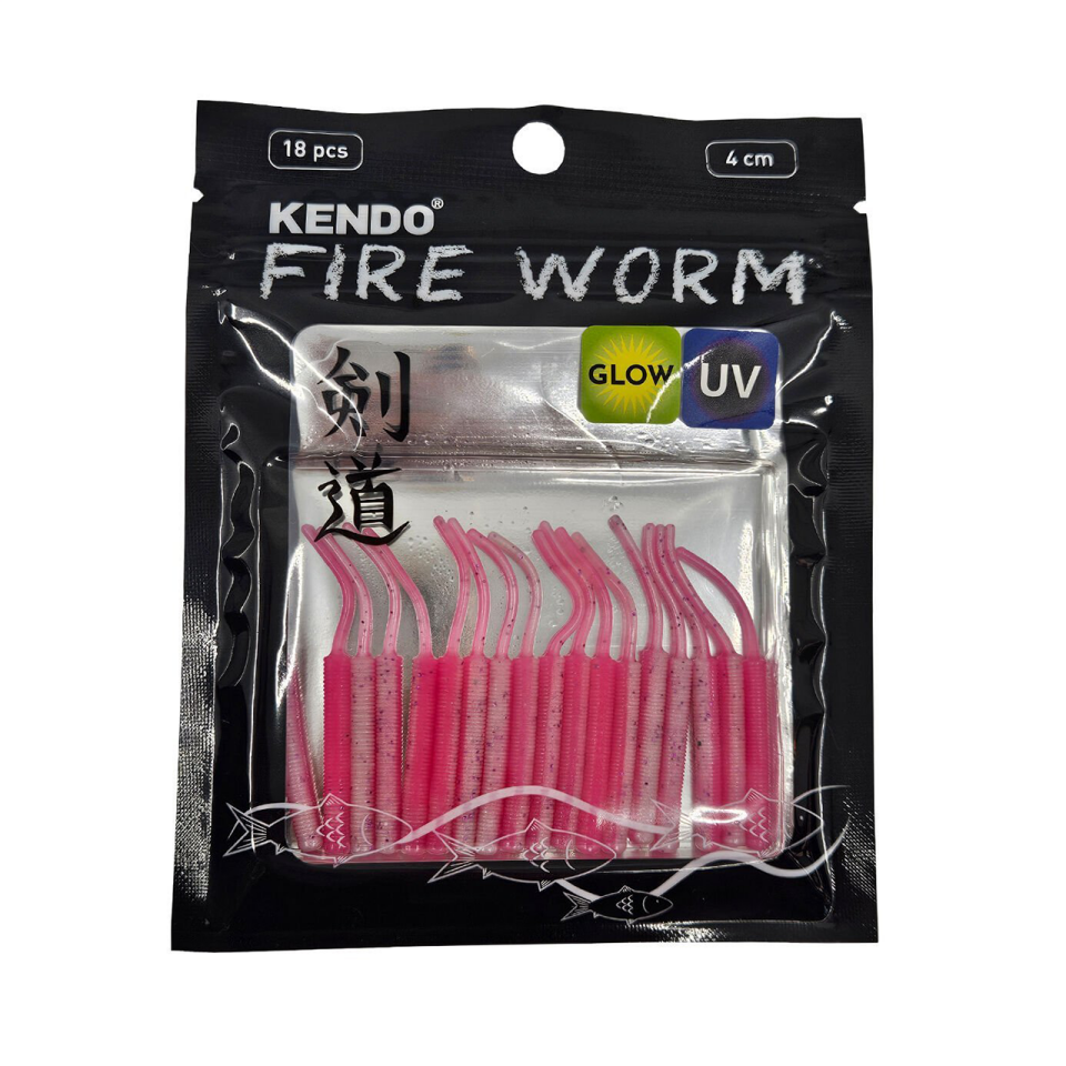 Kendo Arrow Worm LRF Silikonu 5,5 cm – 12 Adet Silikon Yem