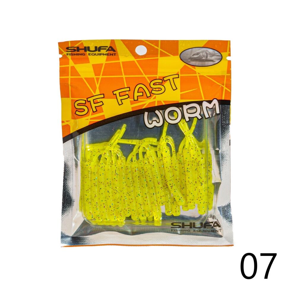Shufa Fast Worm Silikon Yem |  LRF Yapay Yem