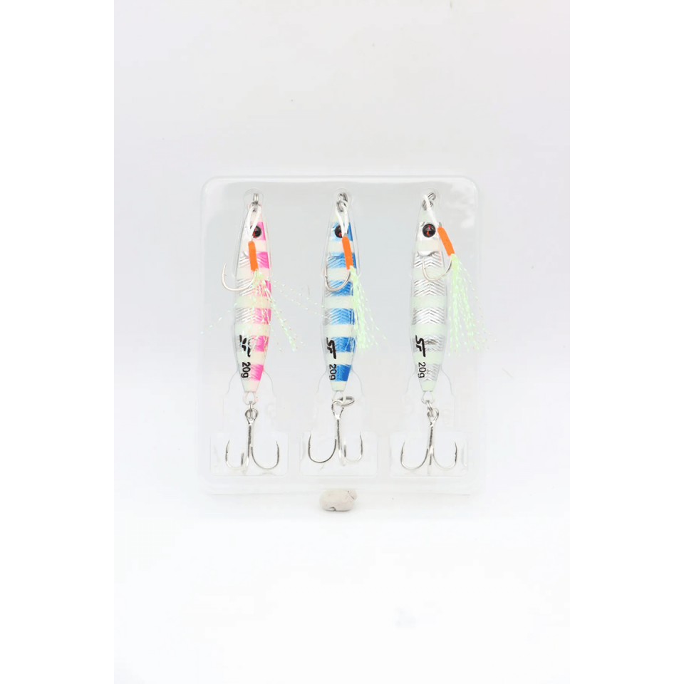 Shufa Mix Jig Series 3’lü Mix | Spin & LRF Metal Jig Seti