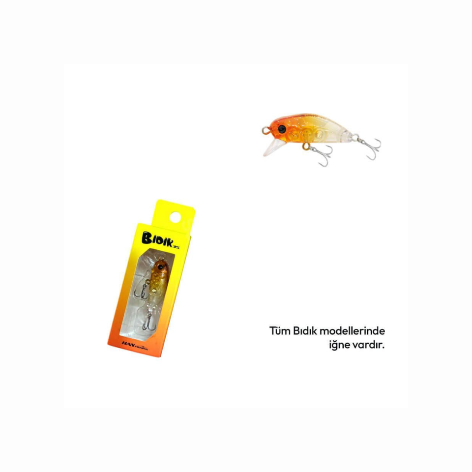 Hanfish Bıdık 3.5 Cm 3.1 Gr Maket Yem