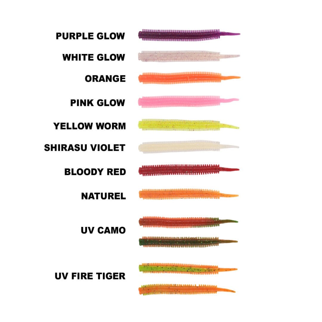 Ryuji Jelly Worm TPR 7.5cm 20 Adet Silikon Yem