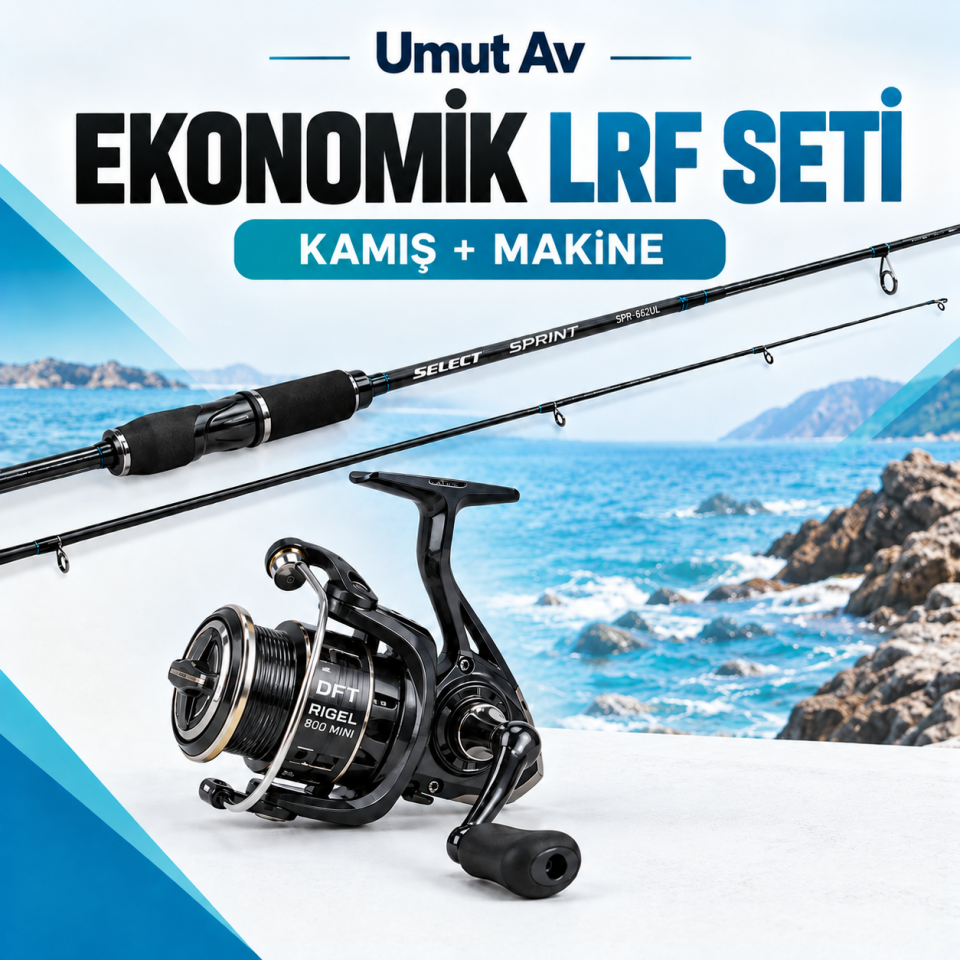 Ekonomik LRF Seti | Select Sprint 1-5 g, DFT Rigel 800
