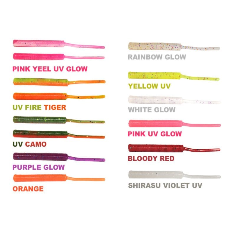 Ryuji Tiny Worm TPR 5cm 18 Adet Silikon Yem