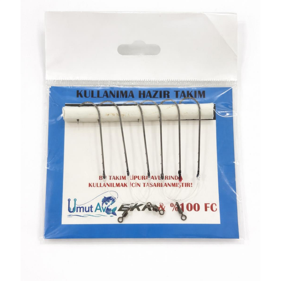 Yılandili Takımı 3’lü Paket – BKK Kancalı Çupra Av Takımı