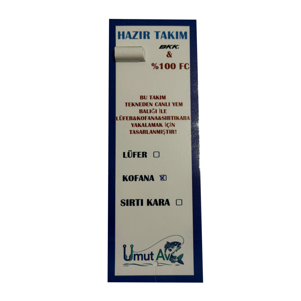 Lüfer – Kofana – Sırtıkara Canlı Yem Takımı | BKK Kancalı