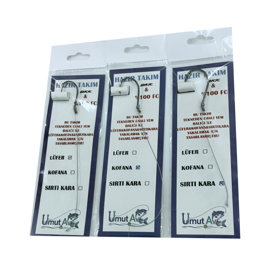 Lüfer – Kofana – Sırtıkara Canlı Yem Takımı | BKK Kancalı