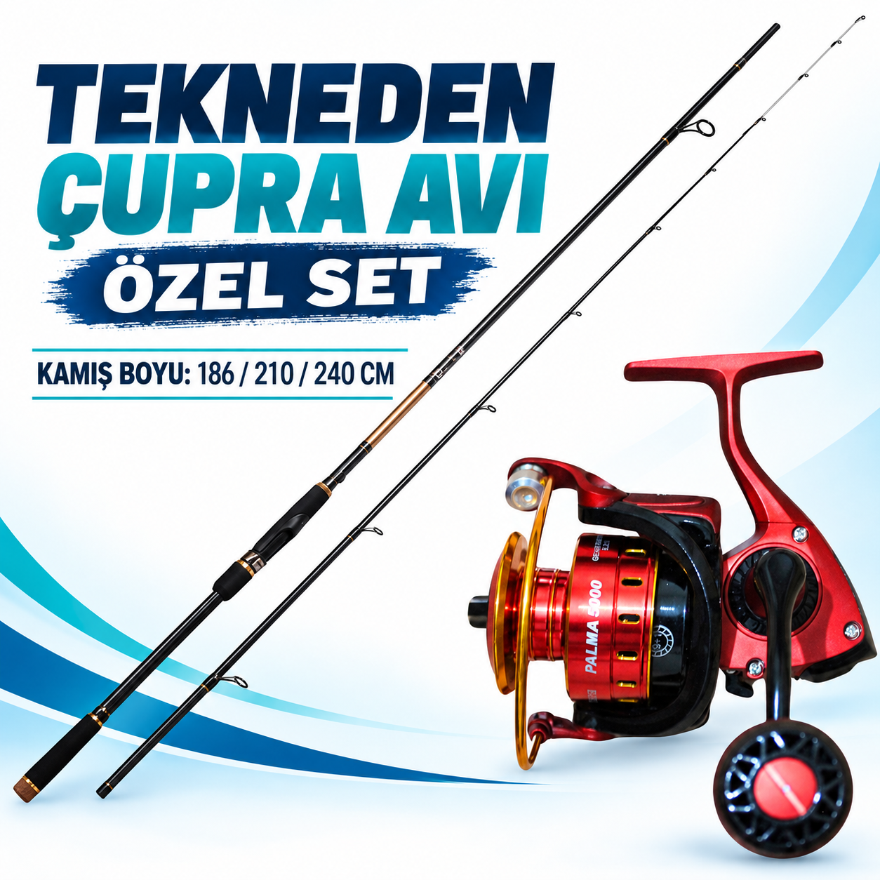 Tekneden Çupra Avı Seti | Dropking & Balza Palma 5000