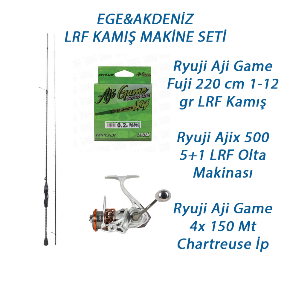 Ege Akdeniz LRF Seti Kamış ve Makine | Ryuji Aji Game