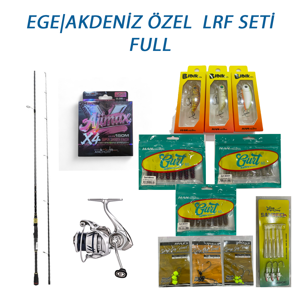 Ege Akdeniz Özel LRF Seti Full | Kamış Makine Yem Kombini