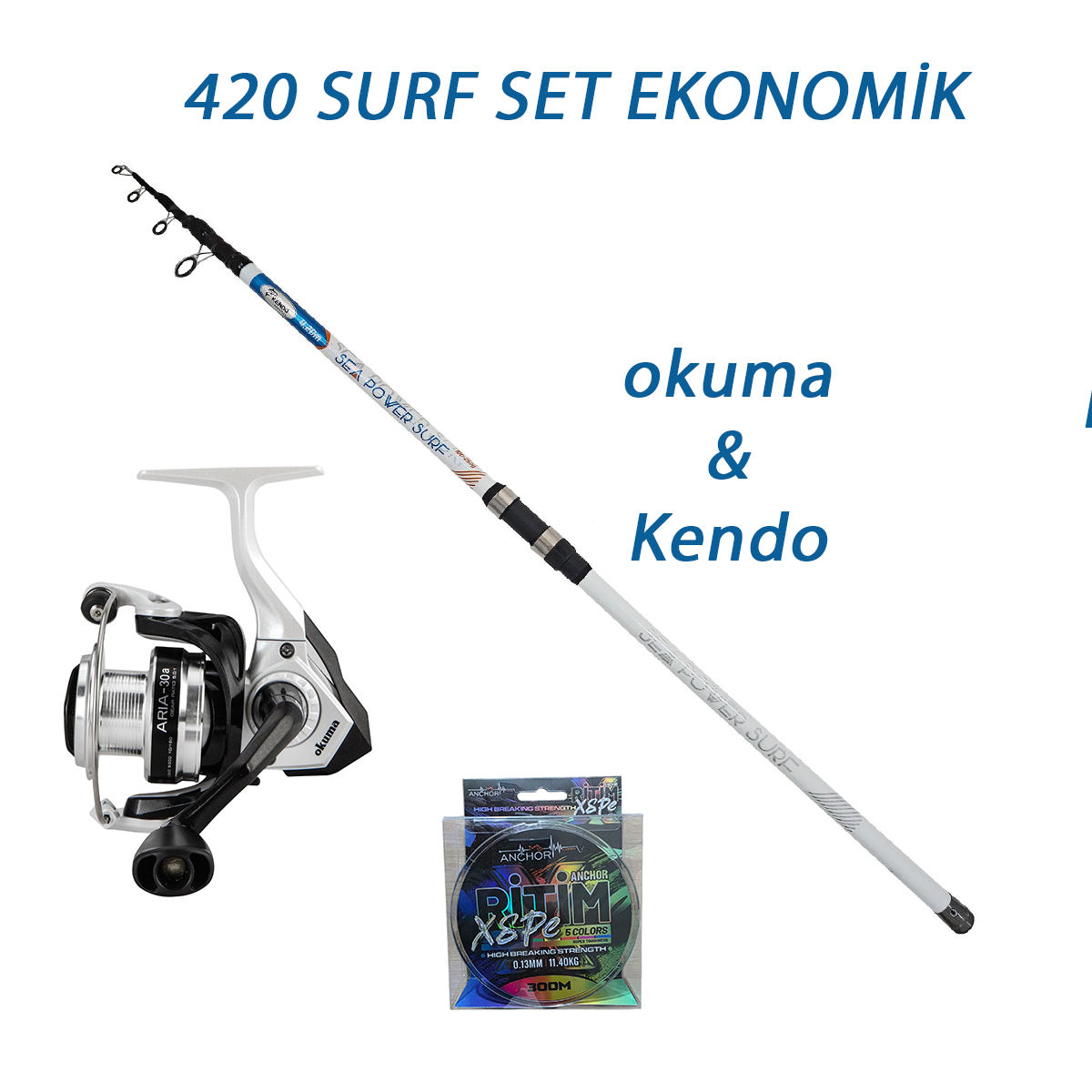 420 Surf Set Ekonomik | Okuma Aria 6000-8000 Surf Takımı
