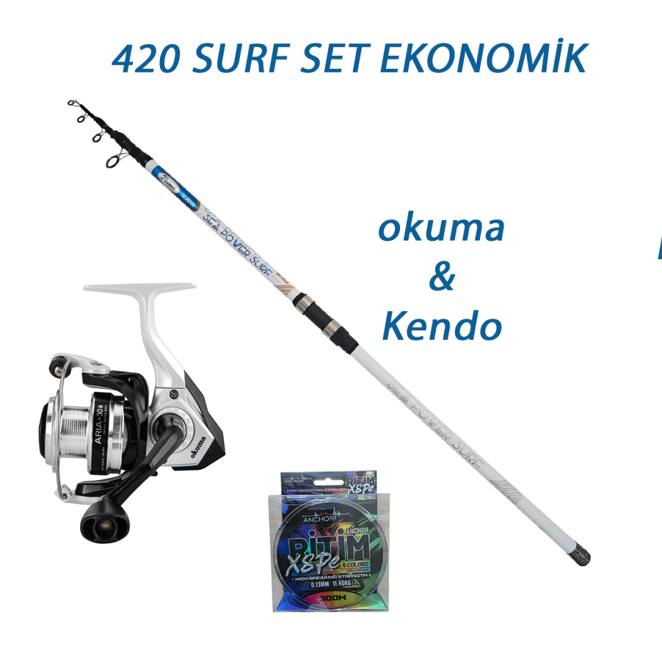 420 Surf Set Ekonomik | Okuma Aria 6000-8000 Surf Takımı