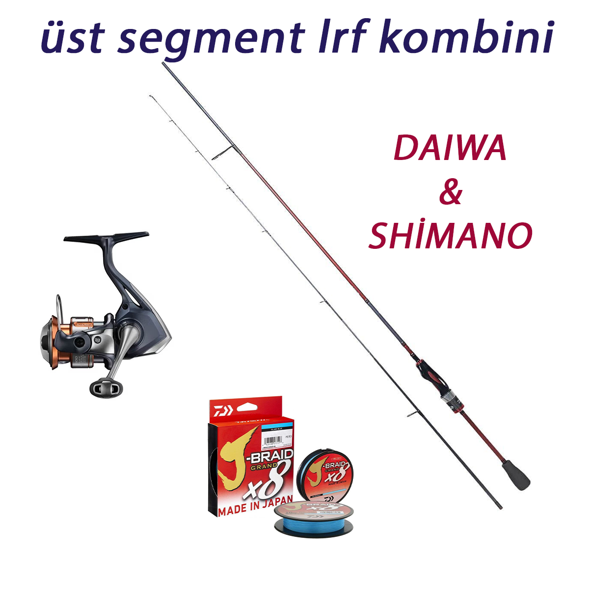 Üst Segment LRF Seti | Daiwa Gekkabijin MX ve Shimano Nasci