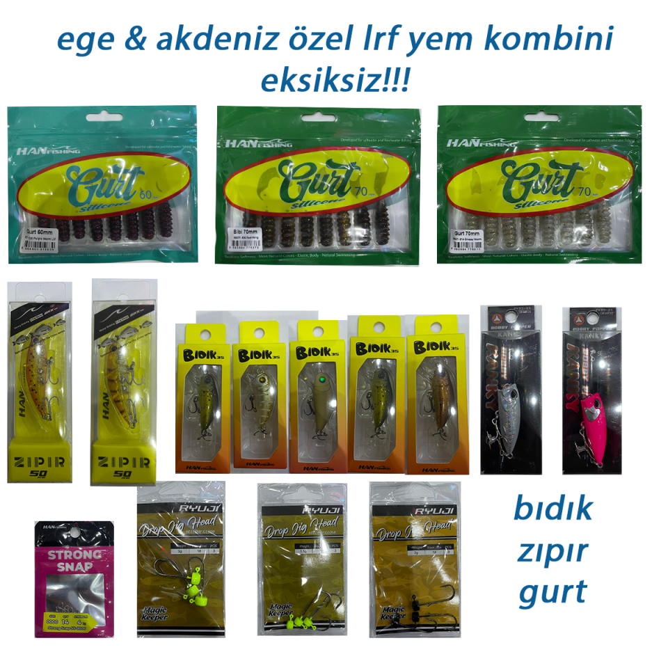 Ege Akdeniz Özel LRF Yem Kombini Eksiksiz | Profesyonel LRF Paketi