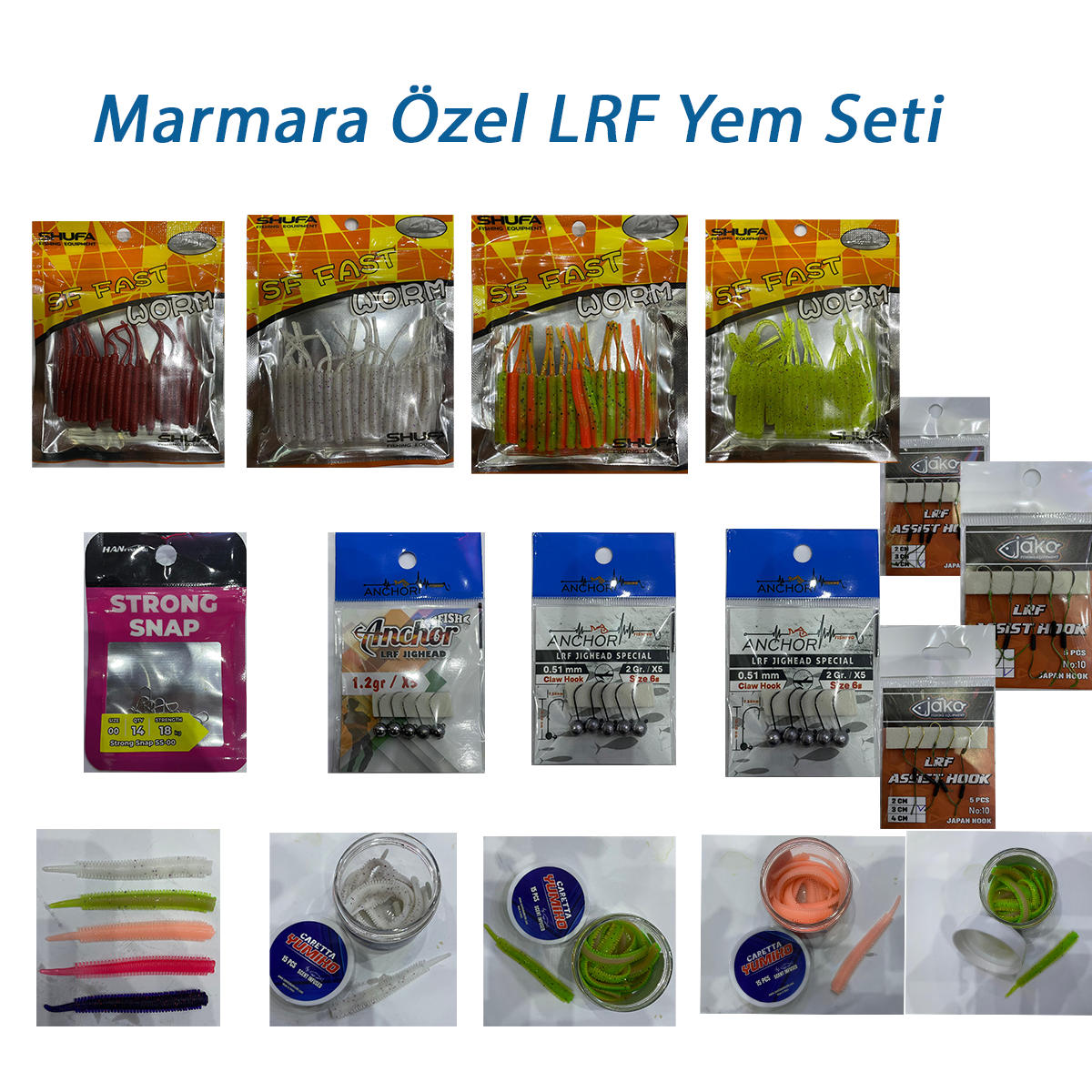 Marmara Özel LRF Yem Seti | İstavrit ve Kupes Avı Kombini