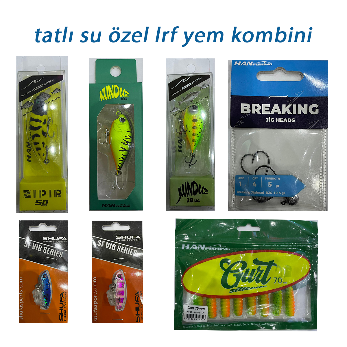 Tatlı Su Özel LRF Yem Kombini | Hanfish Profesyonel Set