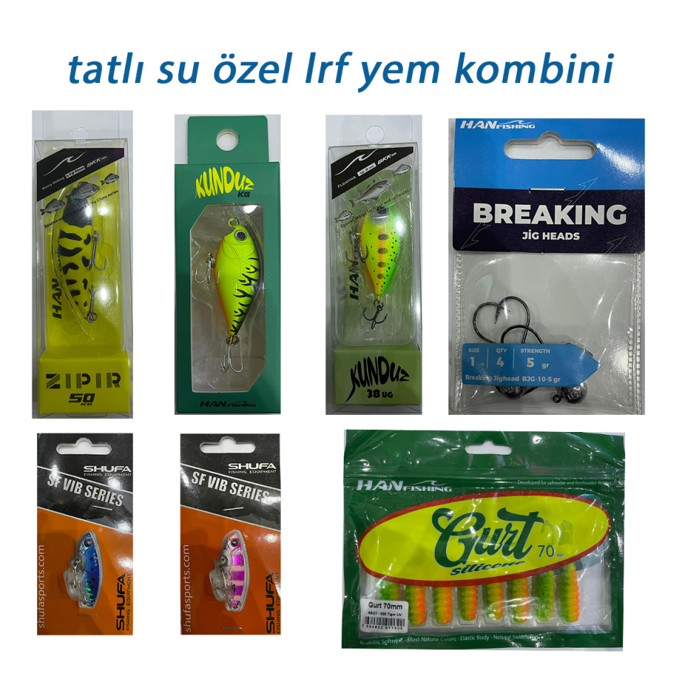 Tatlı Su Özel LRF Yem Kombini | Hanfish Profesyonel Set