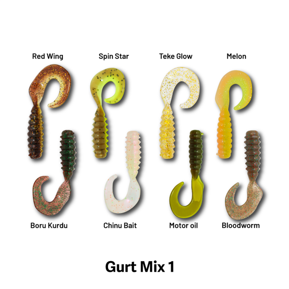 Hanfish Gurt Mix Paket Silikon Yem Seti | Mix1 Mix2 Mix3 GURT 45 - MİX 1