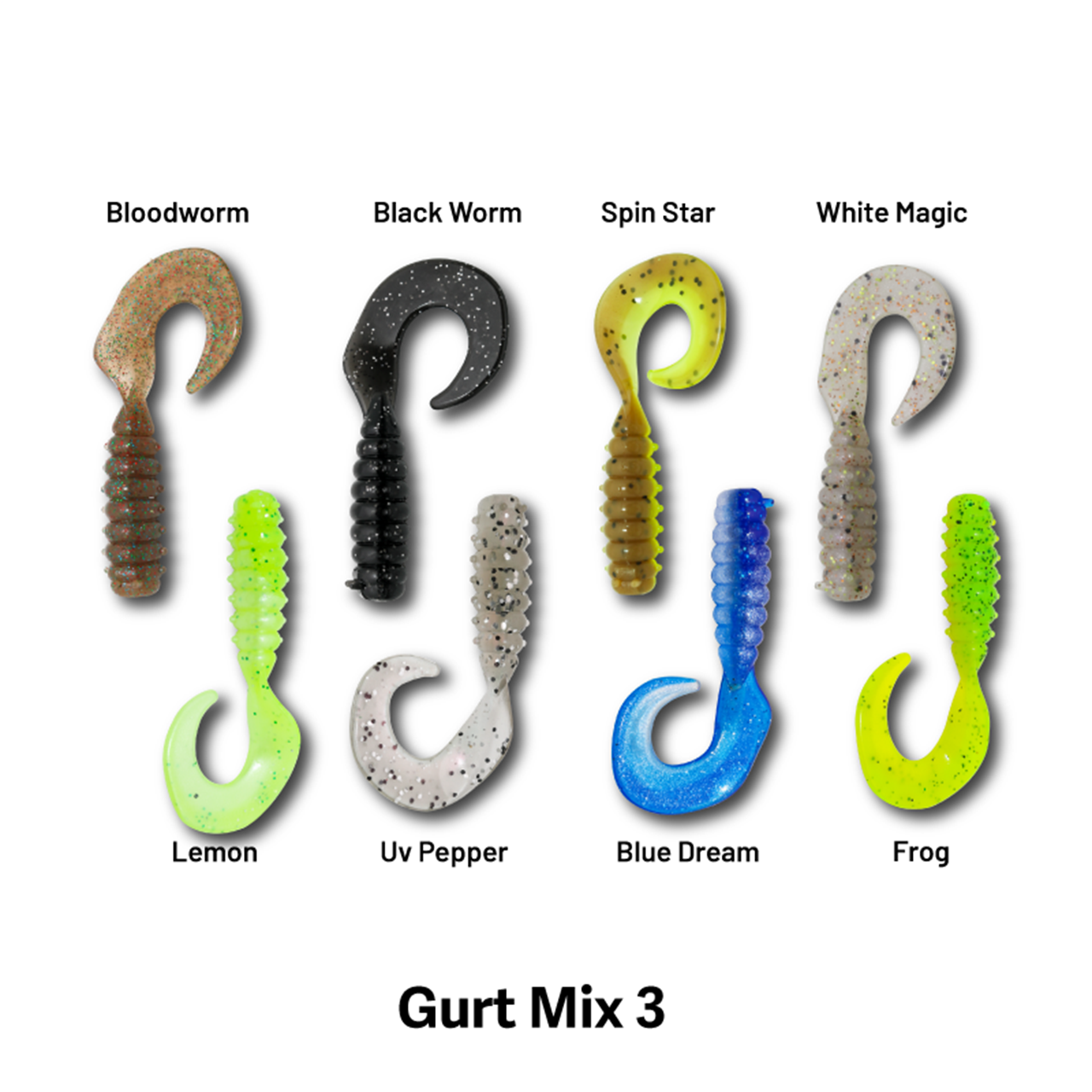 Hanfish Gurt Mix Paket Silikon Yem Seti | Mix1 Mix2 Mix3 GURT 60 - MİX 3
