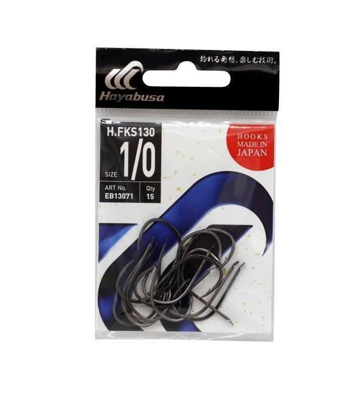Hayabusa HFKS 130 Kısa Pala Dövme Çupra İğnesi 15'li Paket Black Nikel