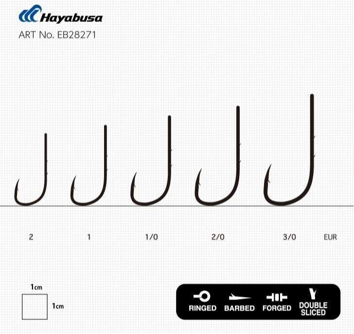 Hayabusa Baitholder H.BTH282 Hooks | Black Nikel Çipura İğnesi