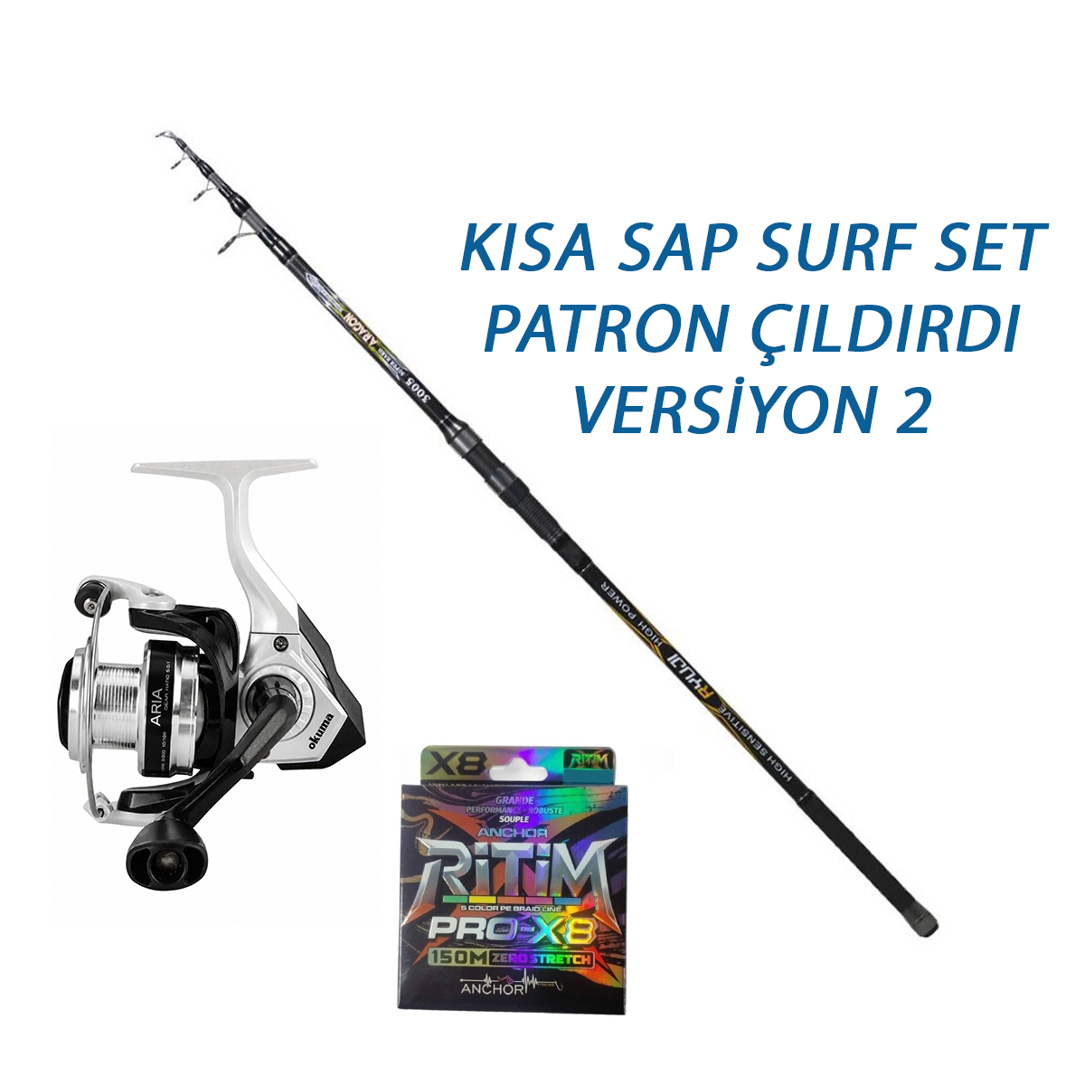 Ryuji Aragon Teleskobik Surf Seti | Okuma Aria 6000 Hazır Takım