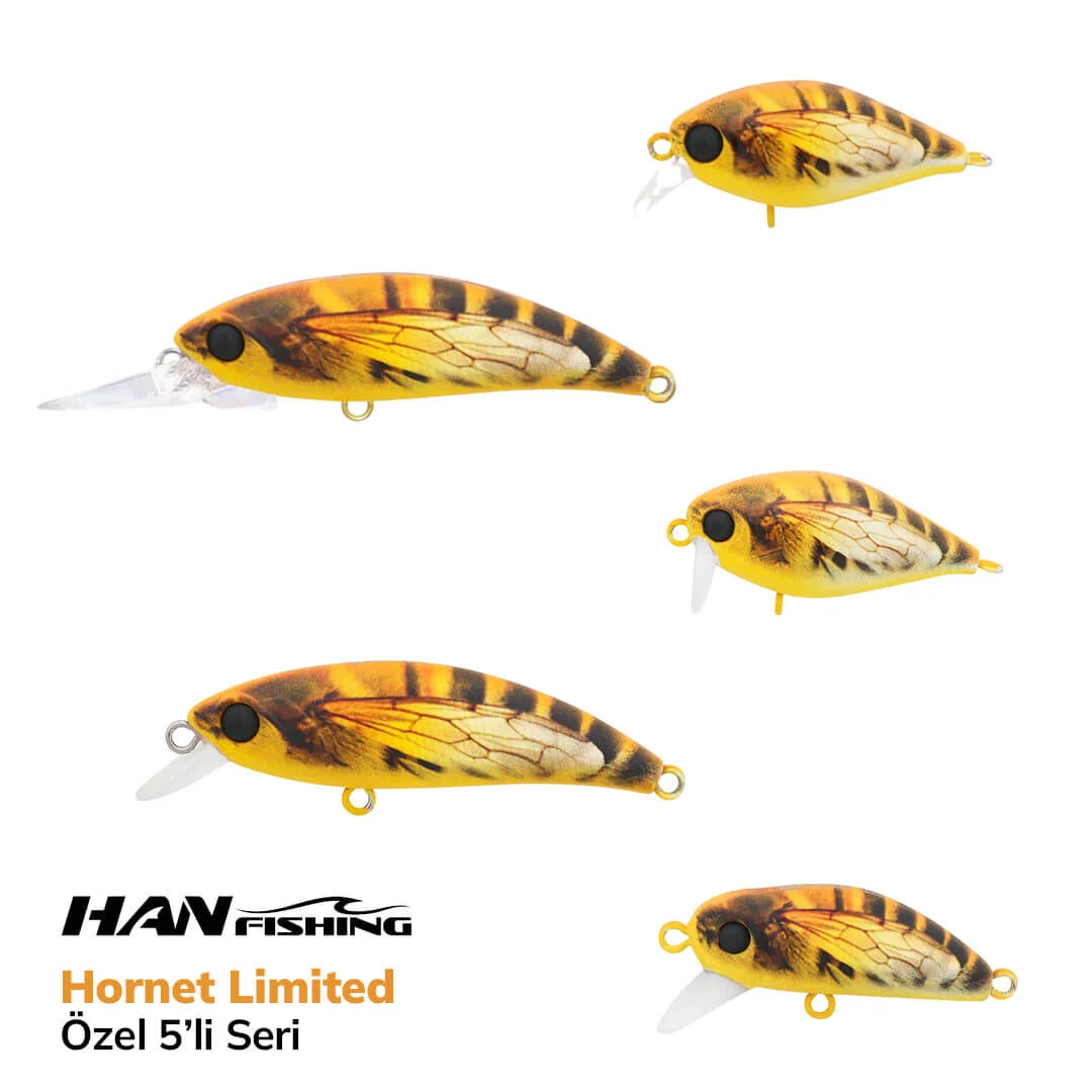 Hanfish Hornet Limited Özel 5'li LRF Maket Yem Seti 5 li mix hornet 