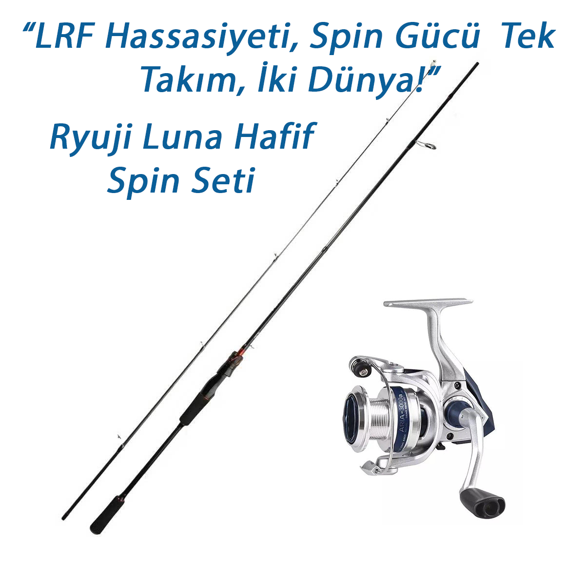 Ryuji Luna Hafif Spin Seti | Okuma Aria 3000 3-15gr