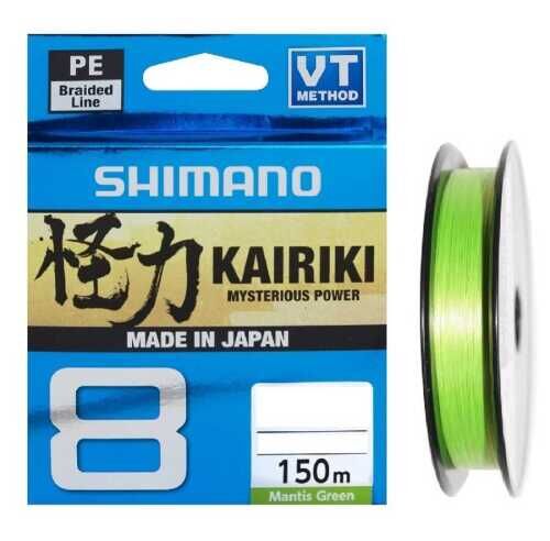 Shimano Kairiki 8+ 150m M.Green Örgü Misina
