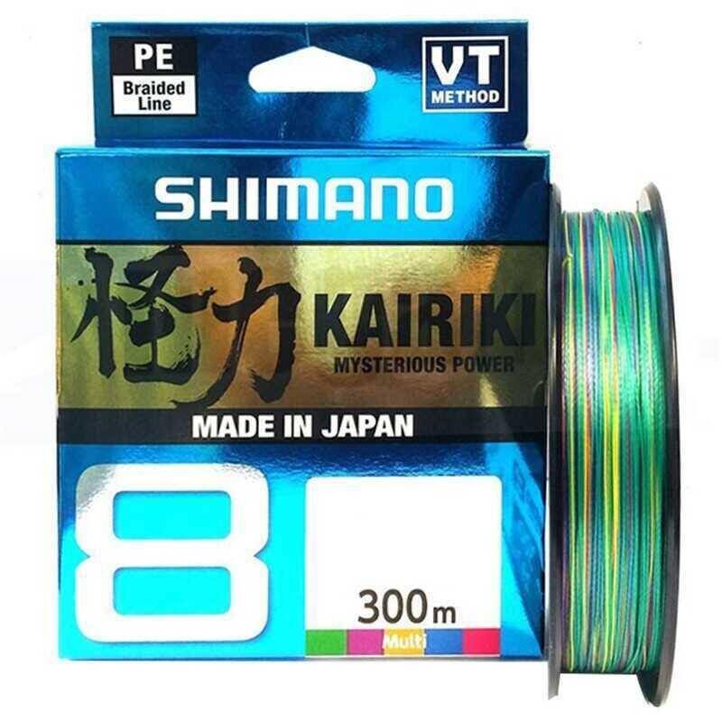 Shimano Kairiki 8+ 300m Multi Color İp Misina