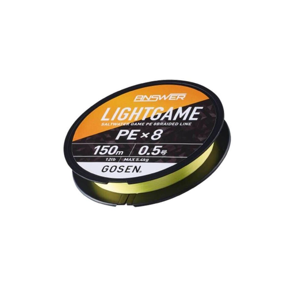 Gosen Answer Light Game 8X 150m Yellow PE İp Misina